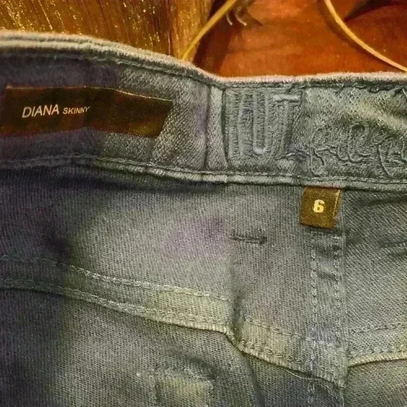 Diana Skinny Blue Jeans Size 6 - Picture 3 of 4